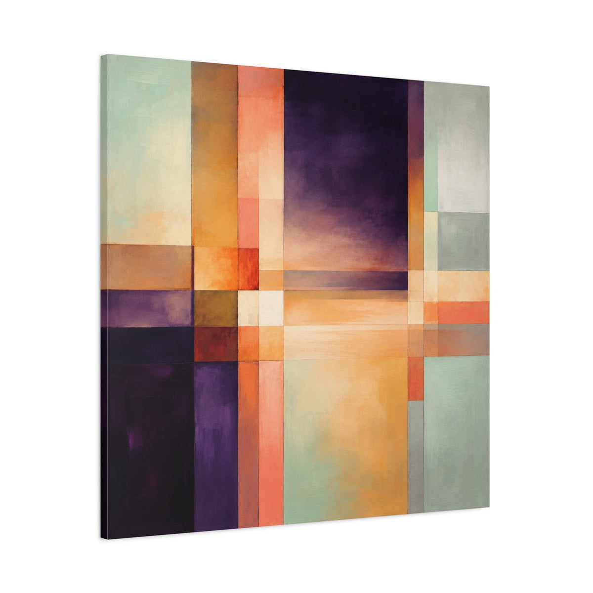 Between Light and Silence — Geometric Abstract Fine Art Print