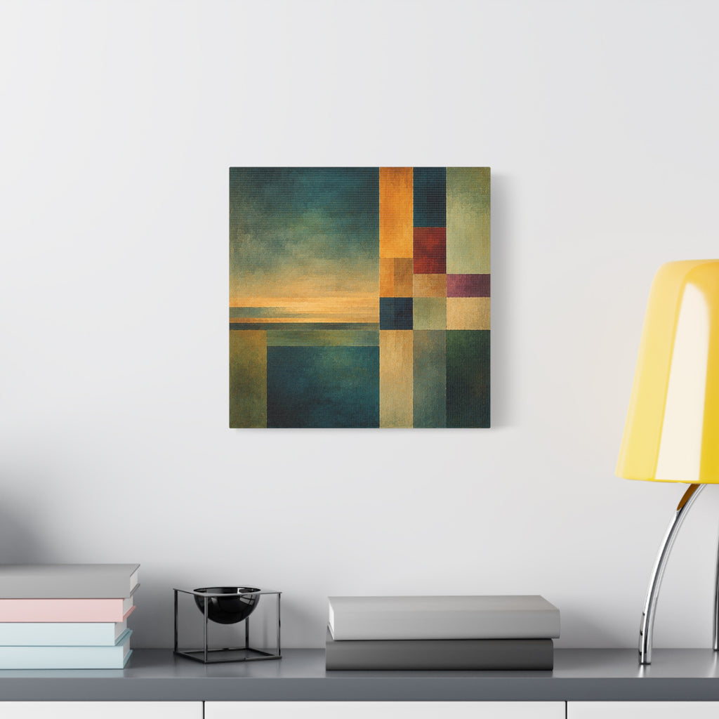 Still Horizon — Geometric Landscape Abstract Fine Art Print