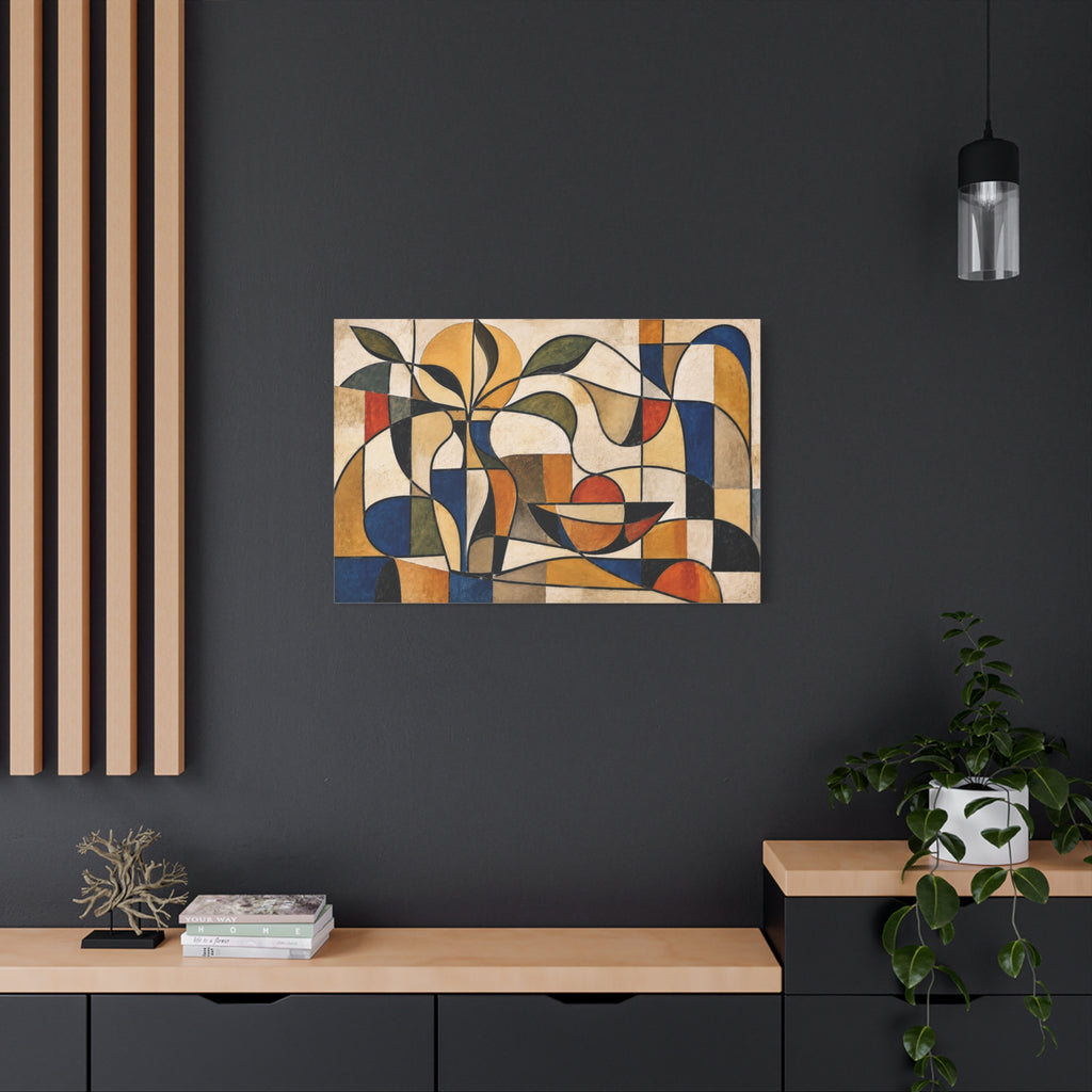 Still Life in Motion — Mid-Century Botanical Abstract Fine Art Print