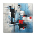Signal Through Structure — Modern Geometric Abstract Fine Art Print