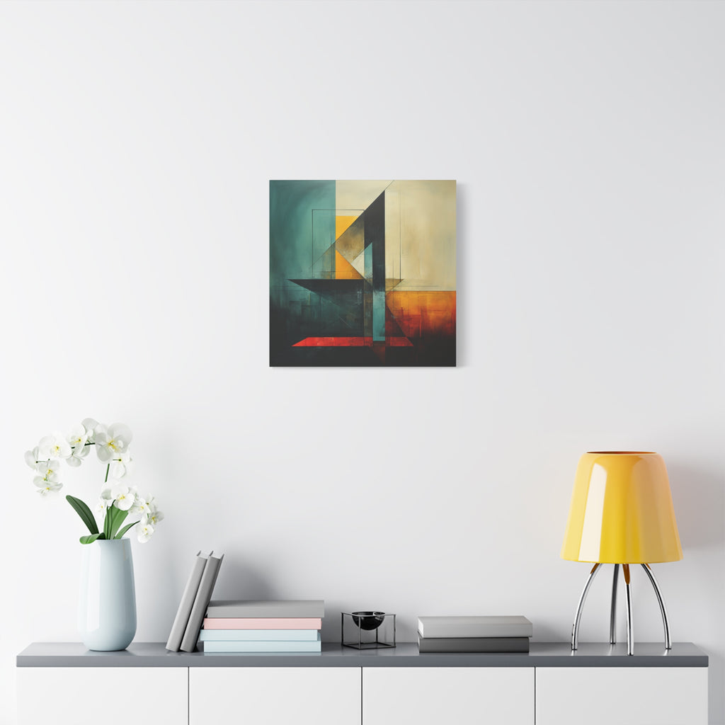 Built From Contrast — Modern Geometric Abstract Wall Art