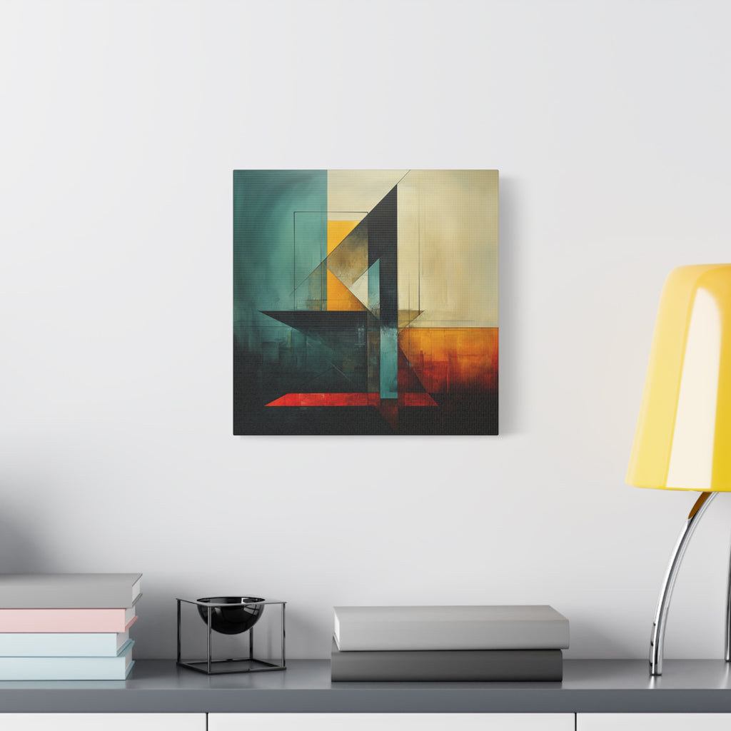 Built From Contrast — Modern Geometric Abstract Wall Art