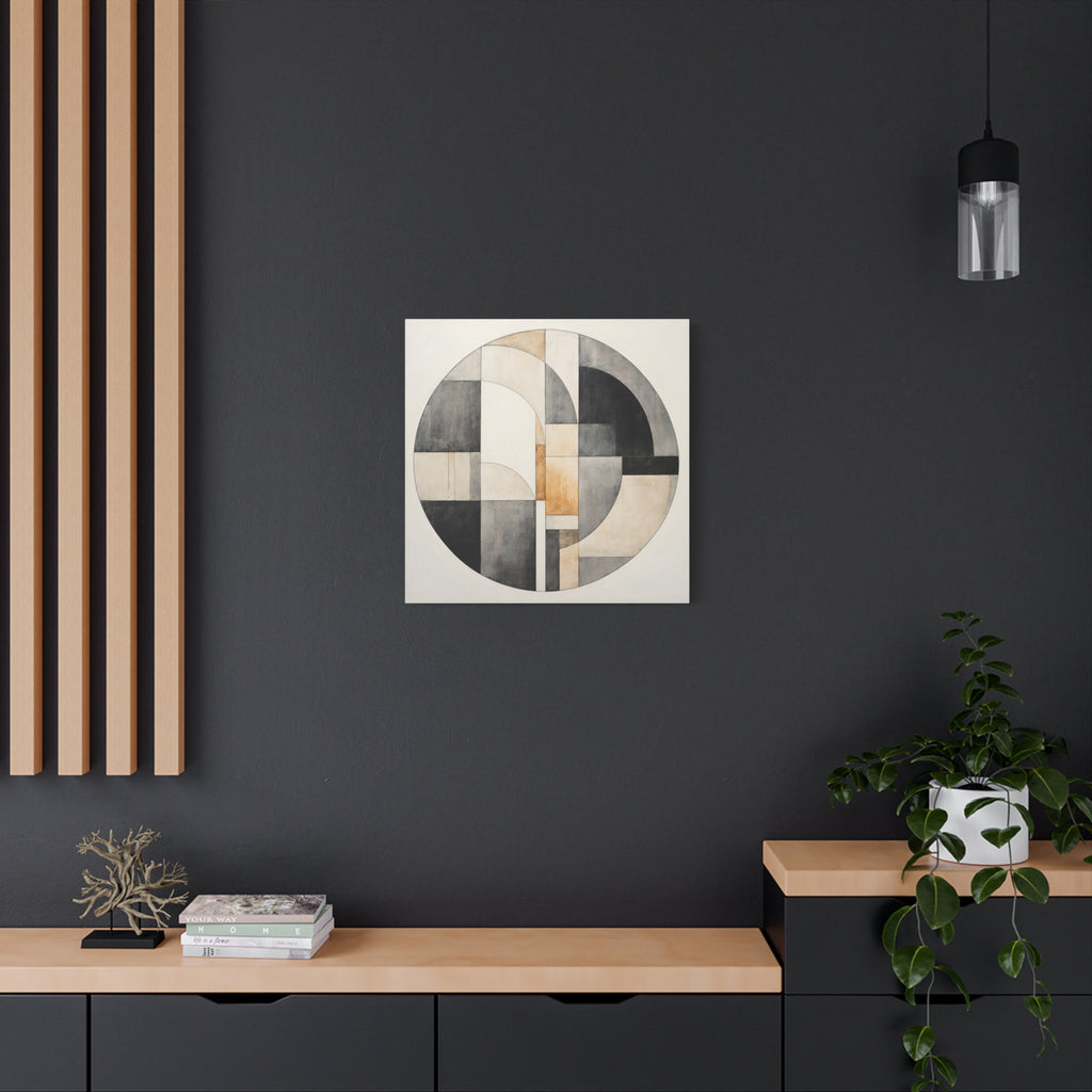 Arc of Balance — Minimalist Geometric Abstract Wall Art