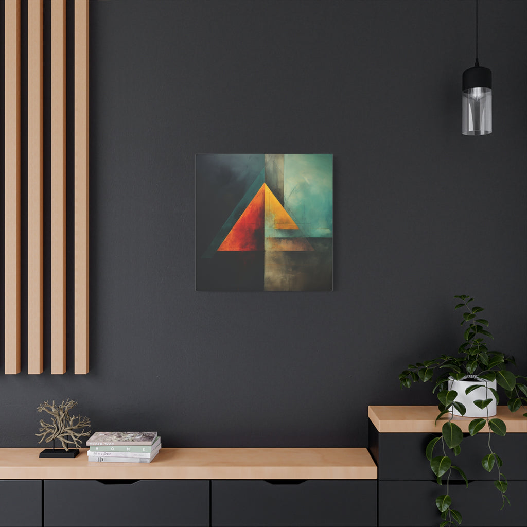 Point of Convergence — Modern Geometric Abstract Wall Art
