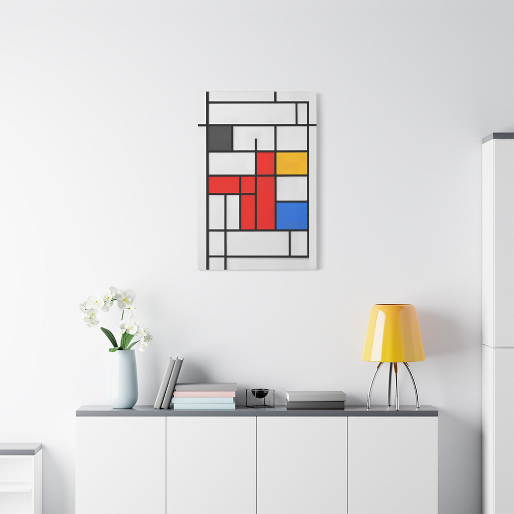 Primary Structure — Bauhaus Geometric Modernist Fine Art Print