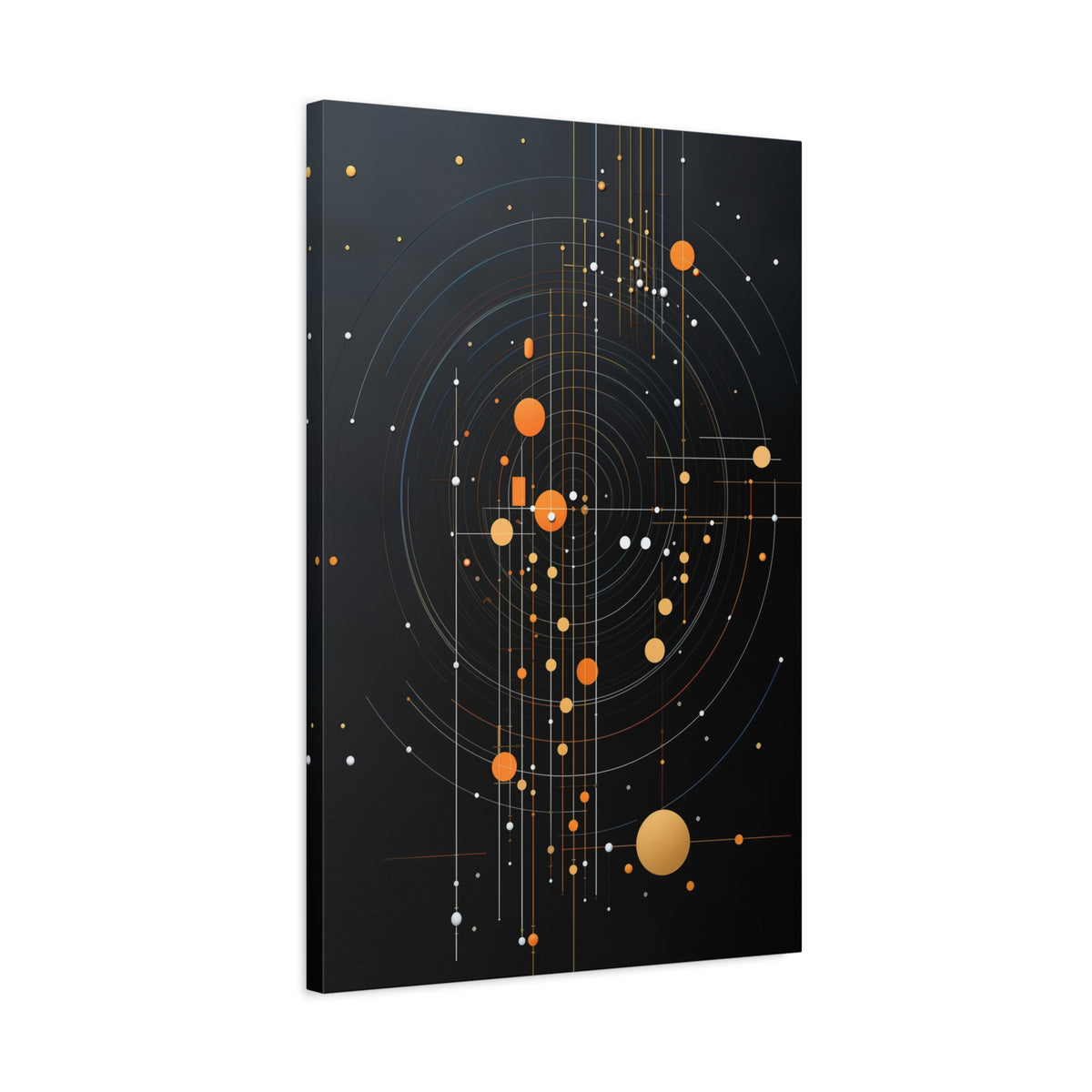 Celestial Coordinates — Planetary Blueprint Fine Art Print
