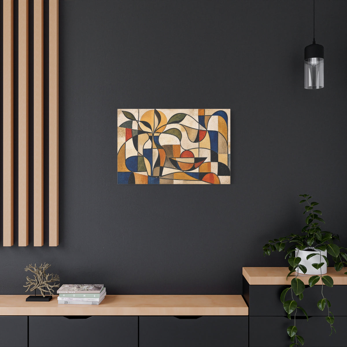 Still Life in Motion — Mid-Century Botanical Abstract Fine Art Print