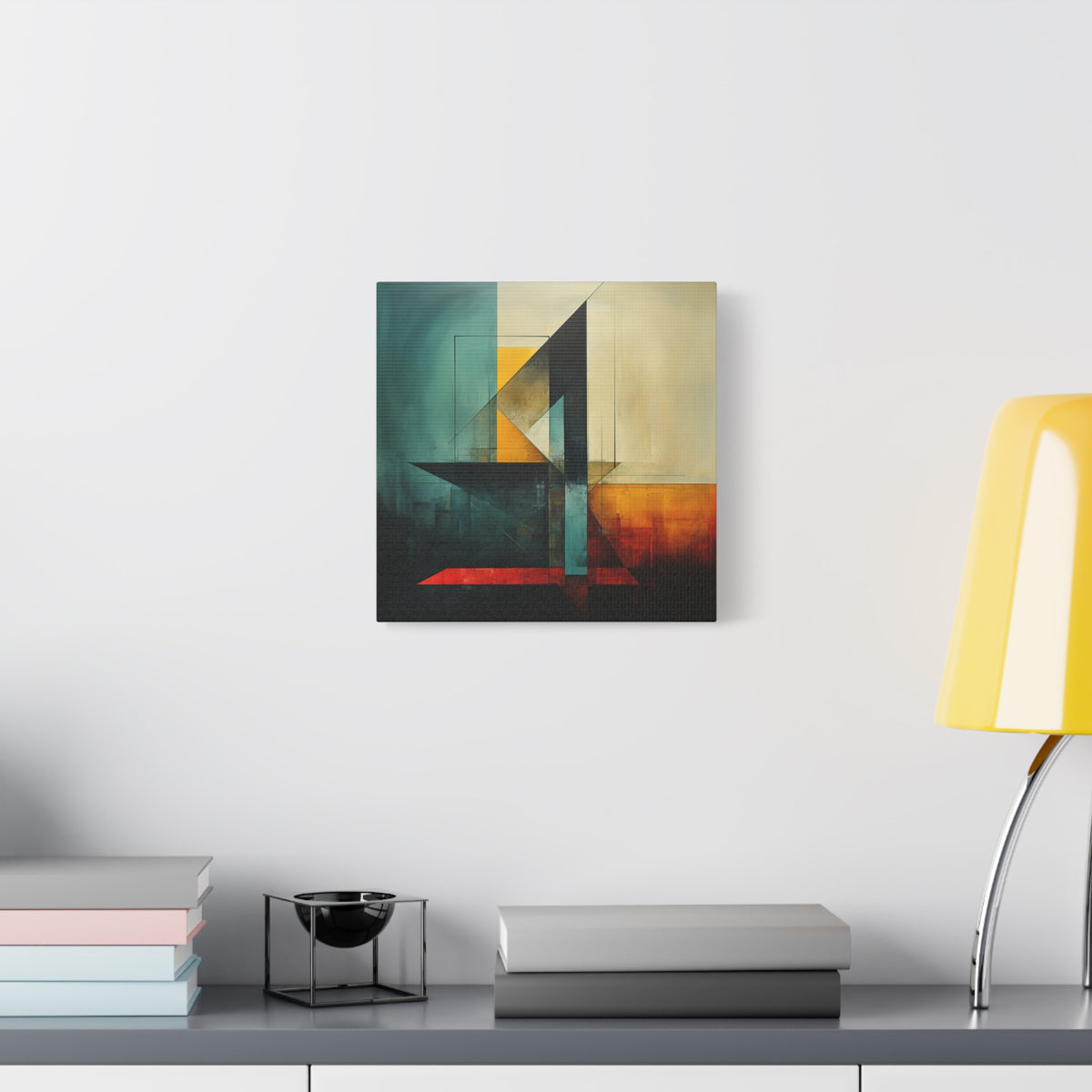 Built From Contrast — Modern Geometric Abstract Wall Art