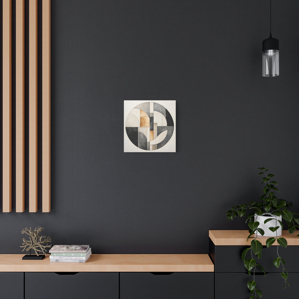 Quiet Architecture — Minimalist Geometric Abstract Wall Art
