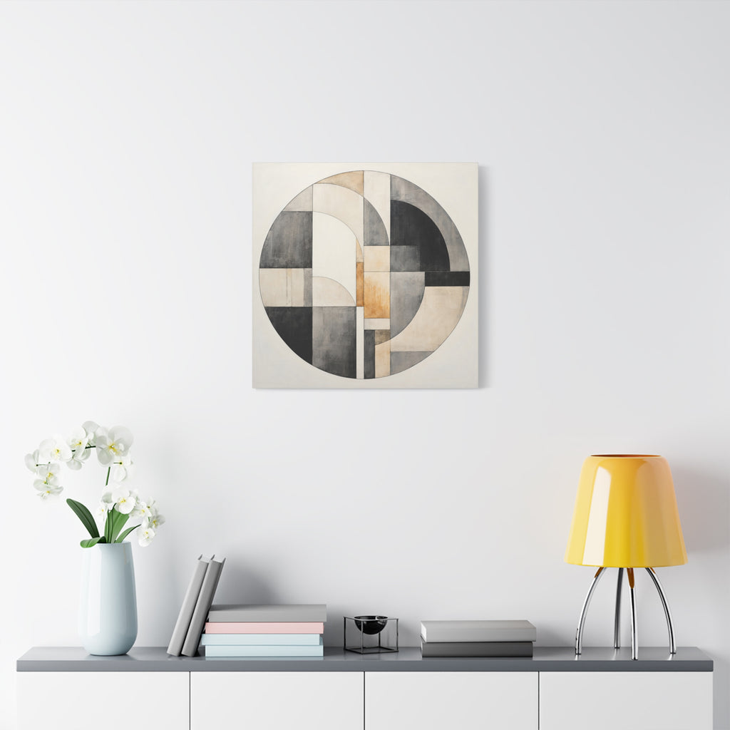 Arc of Balance — Minimalist Geometric Abstract Wall Art