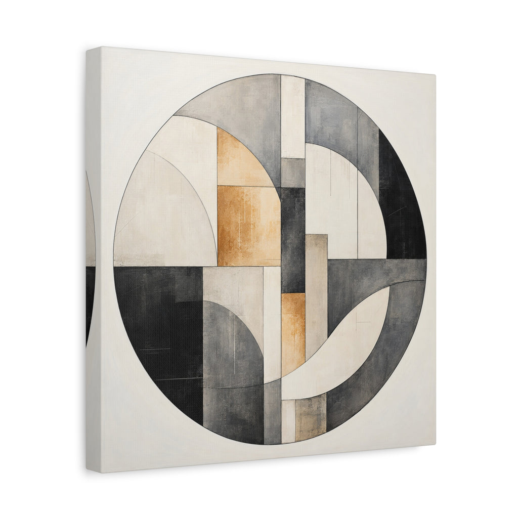 Quiet Architecture — Minimalist Geometric Abstract Wall Art