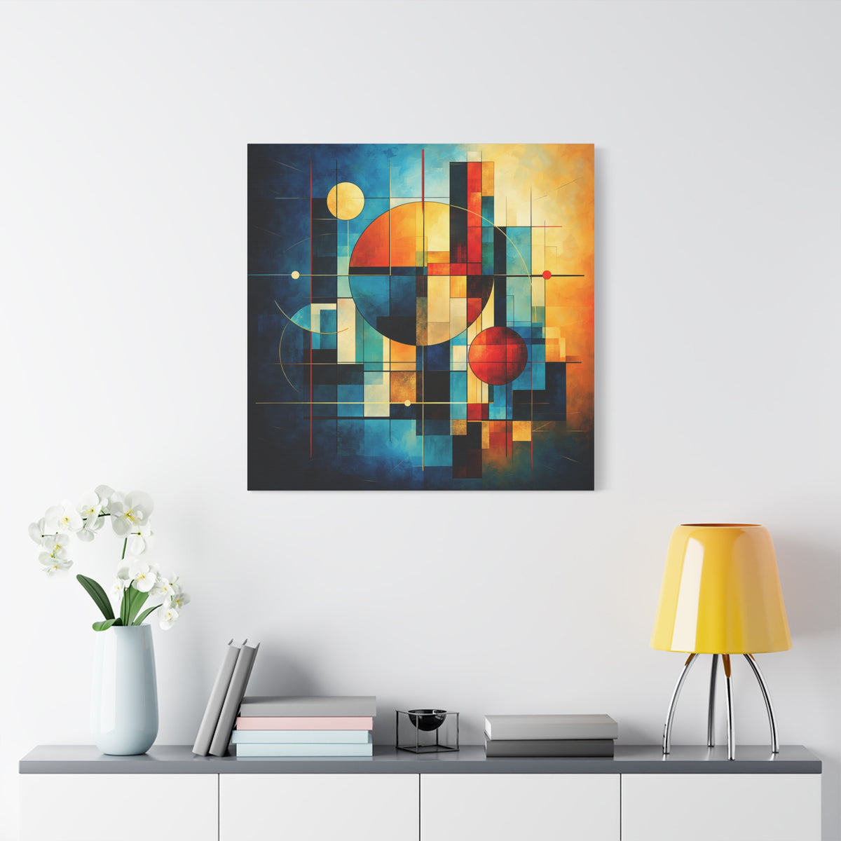 Urban Orbit — Modern Geometric Abstract Wall Art