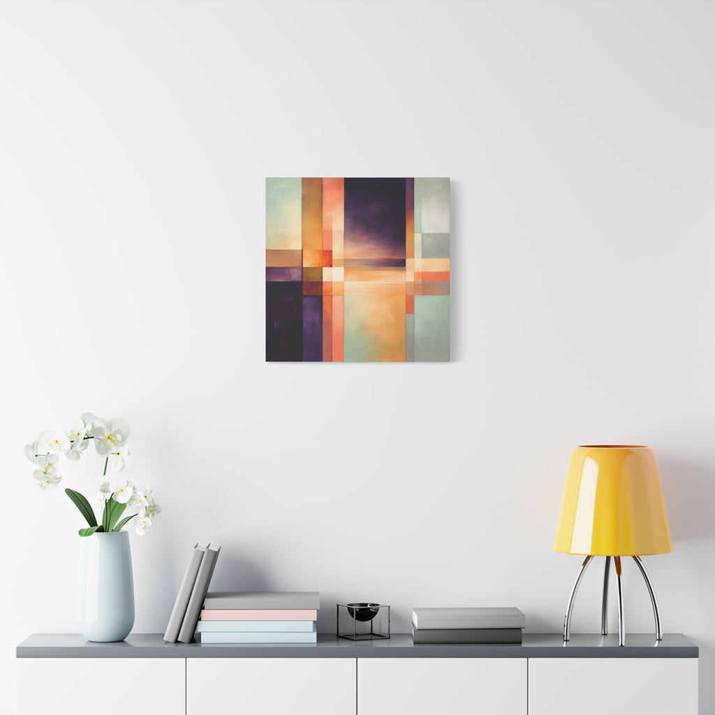 Between Light and Silence — Geometric Abstract Fine Art Print