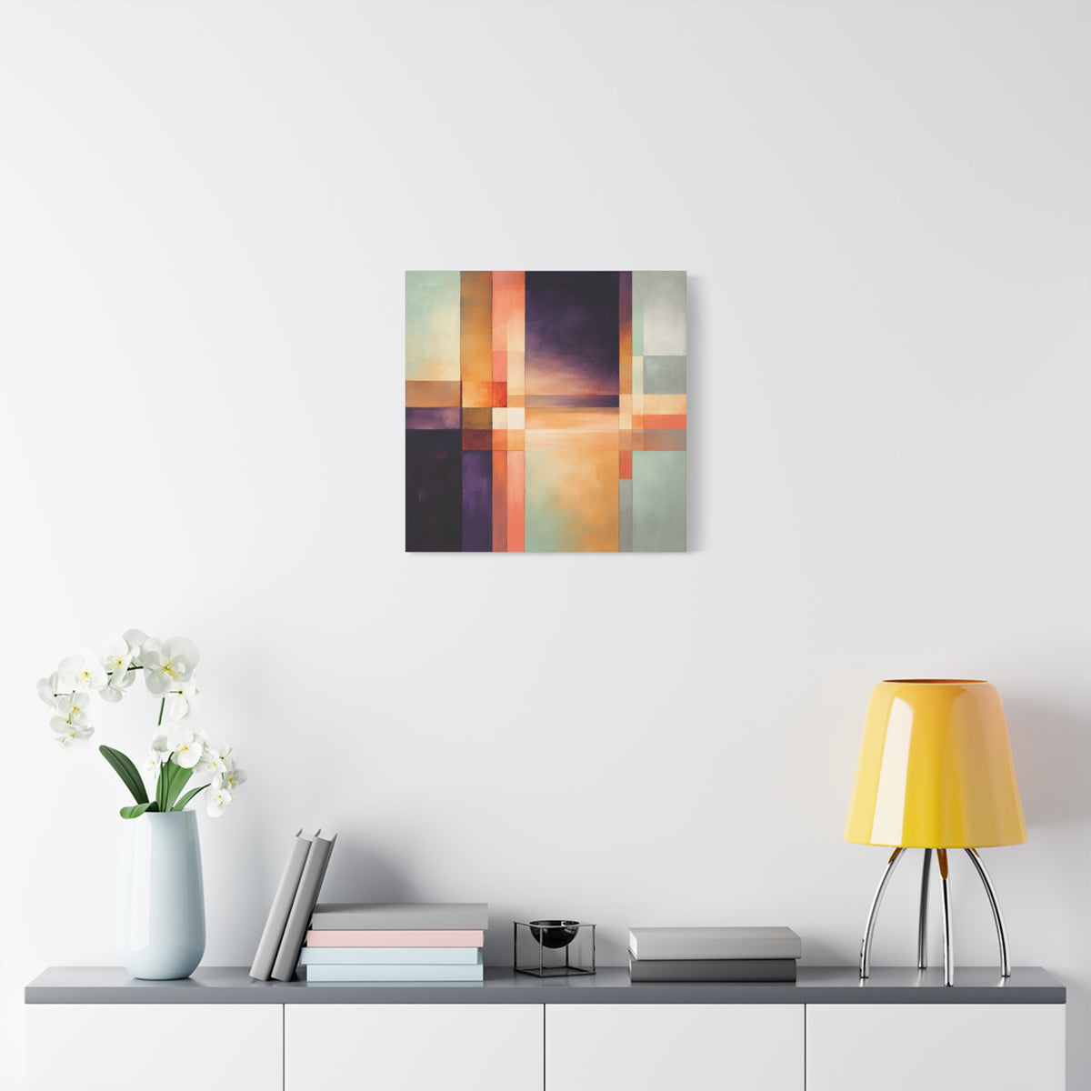 Between Light and Silence — Geometric Abstract Fine Art Print
