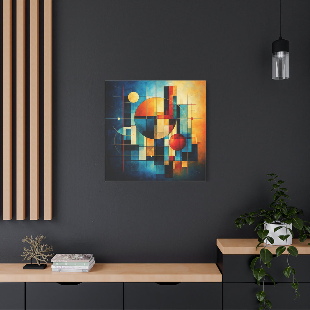 Urban Orbit — Modern Geometric Abstract Wall Art