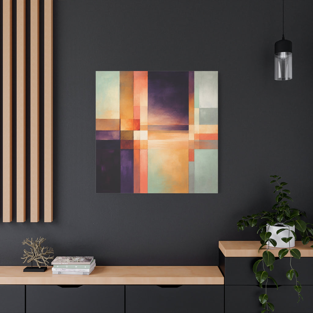 Between Light and Silence — Geometric Abstract Fine Art Print