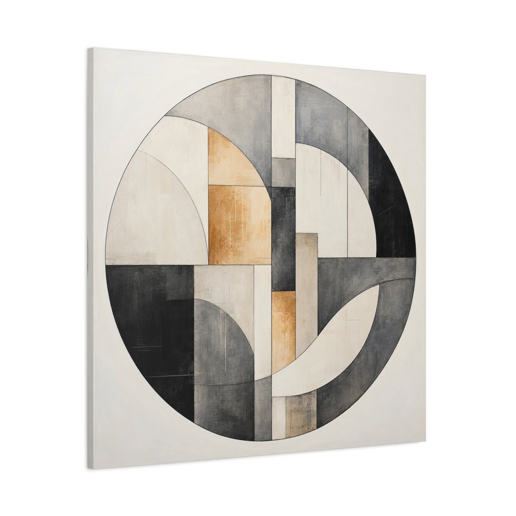 Quiet Architecture — Minimalist Geometric Abstract Wall Art