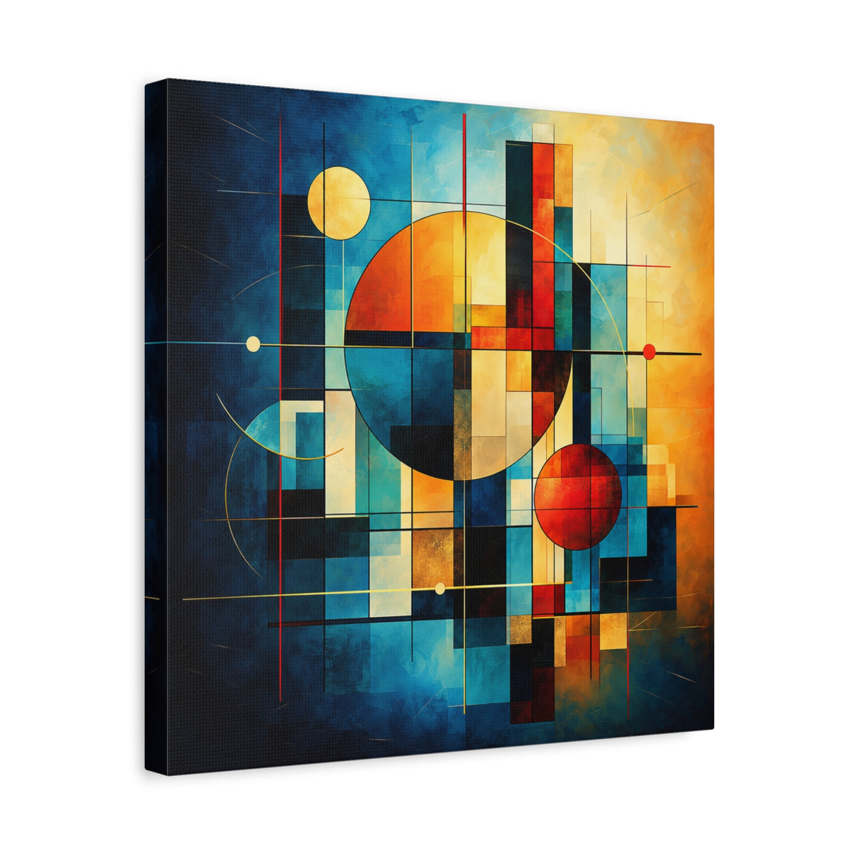 Urban Orbit — Modern Geometric Abstract Wall Art