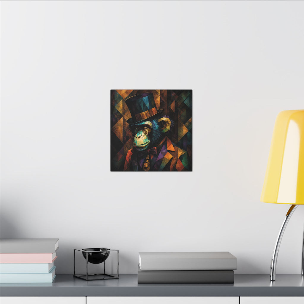 The Gentleman Primate — Cubist Chimpanzee Art Print
