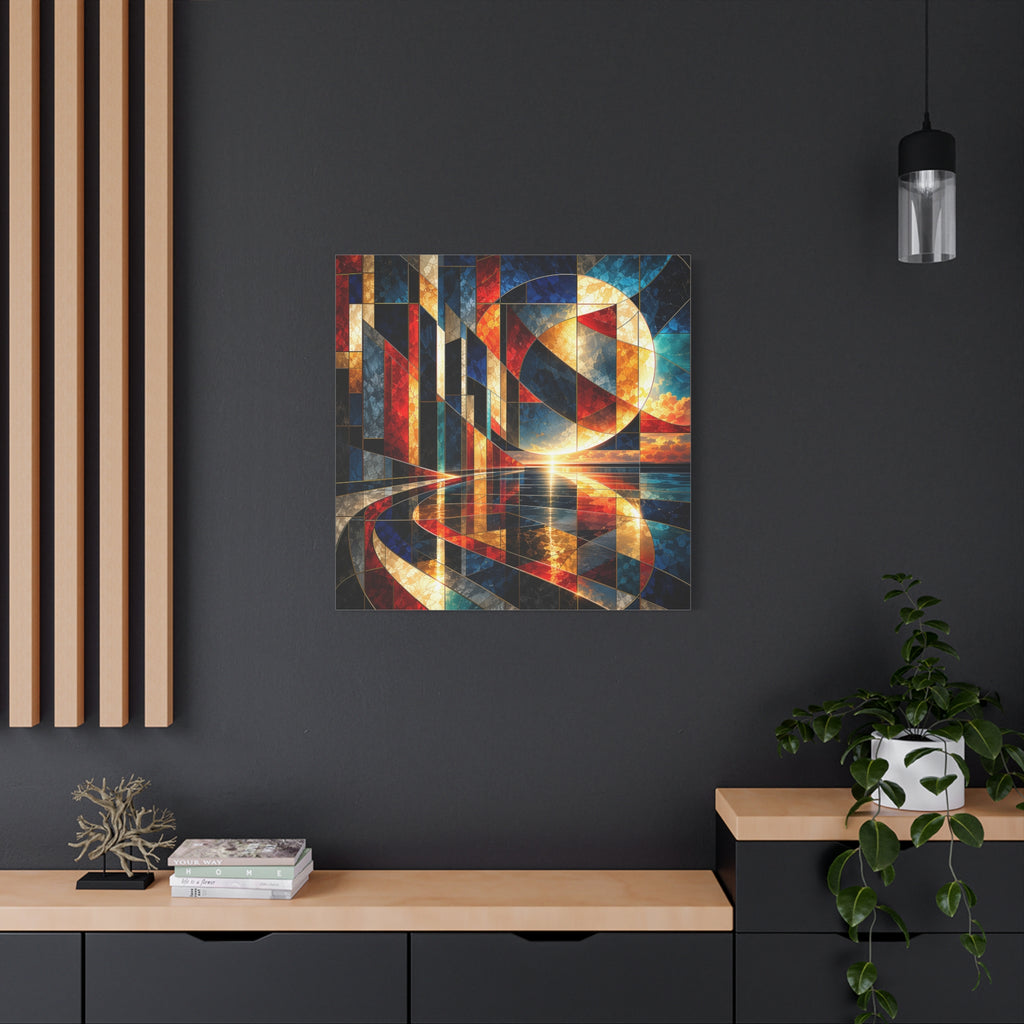 Solar Passage — Geometric Architectural Abstract Fine Art Print