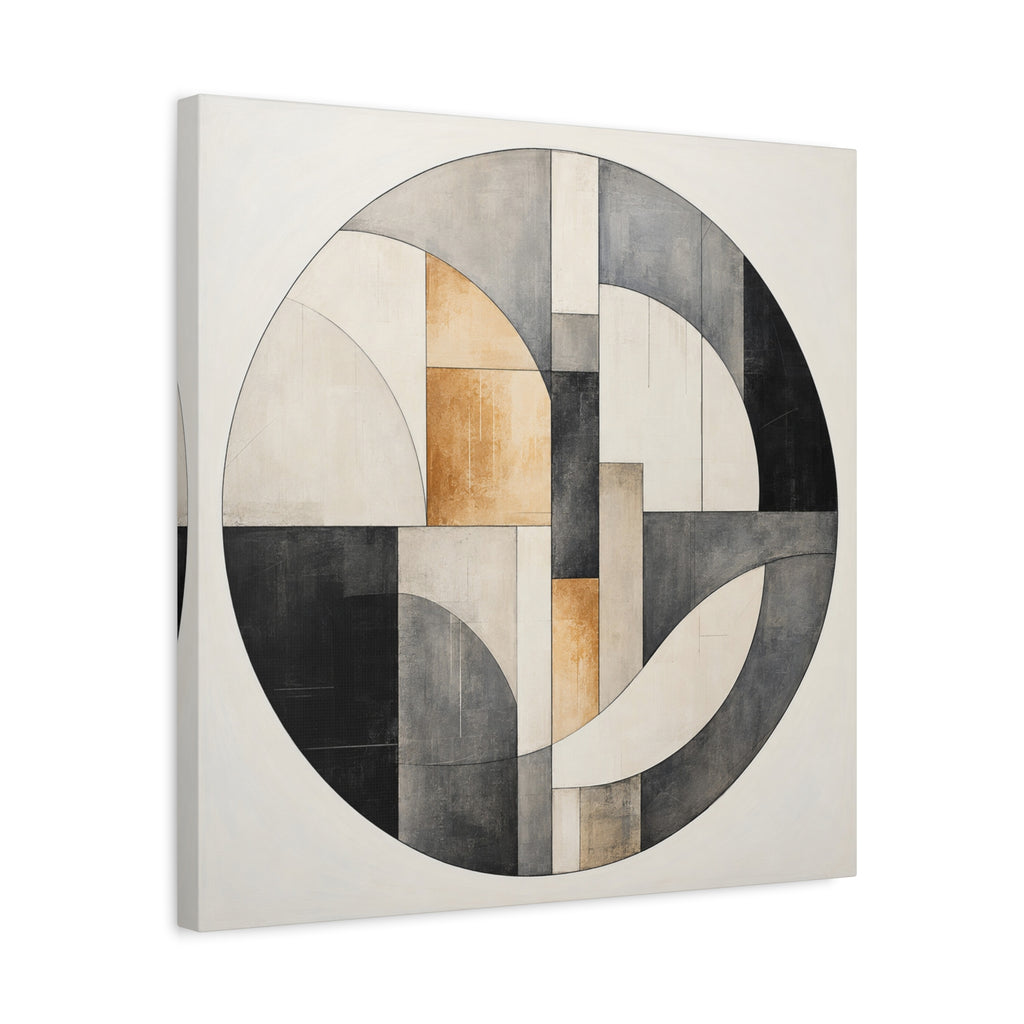Quiet Architecture — Minimalist Geometric Abstract Wall Art