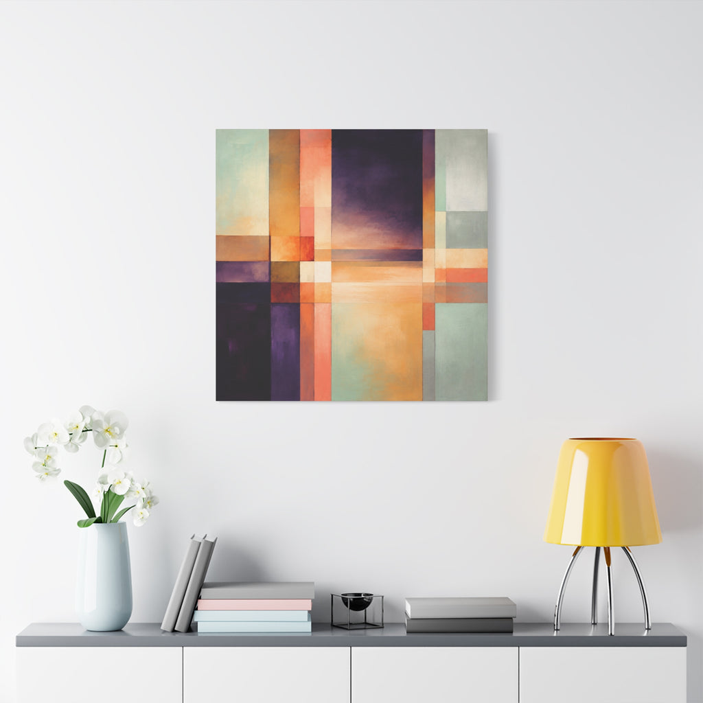 Between Light and Silence — Geometric Abstract Fine Art Print