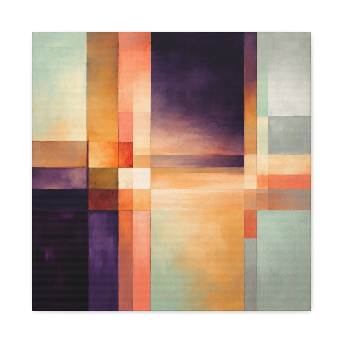 Between Light and Silence — Geometric Abstract Fine Art Print