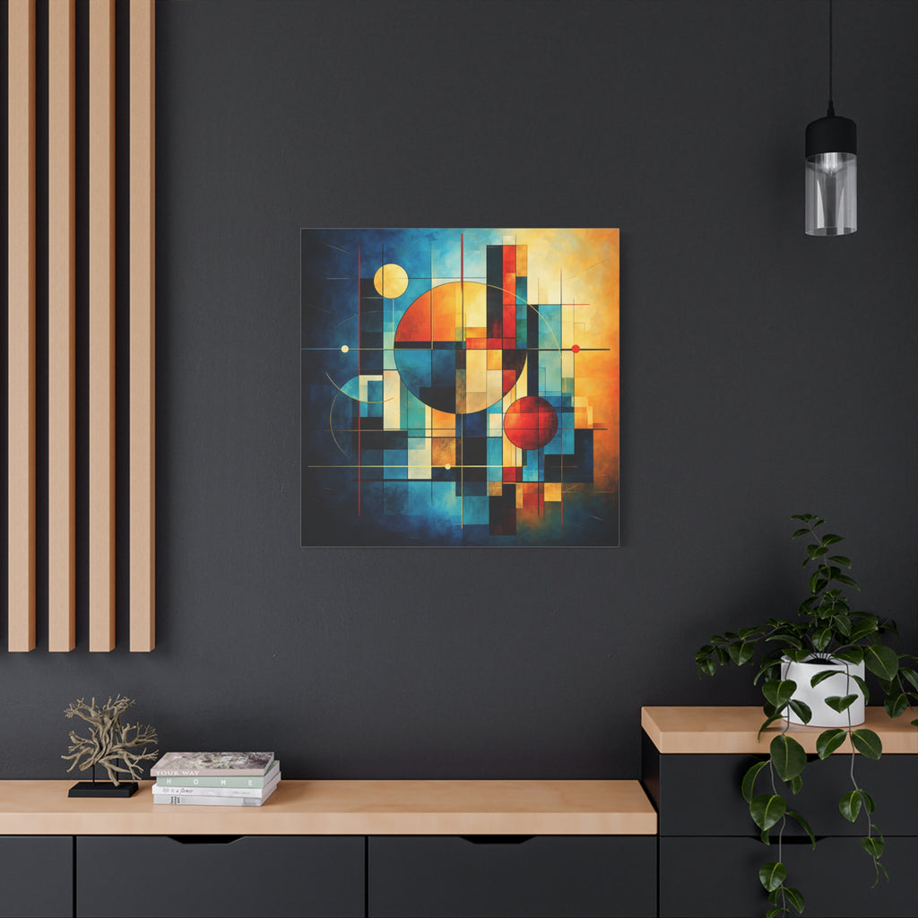 Urban Orbit — Modern Geometric Abstract Wall Art