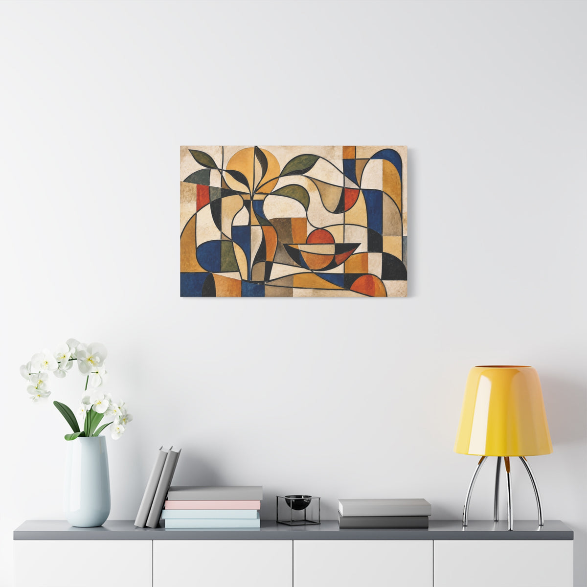 Still Life in Motion — Mid-Century Botanical Abstract Fine Art Print