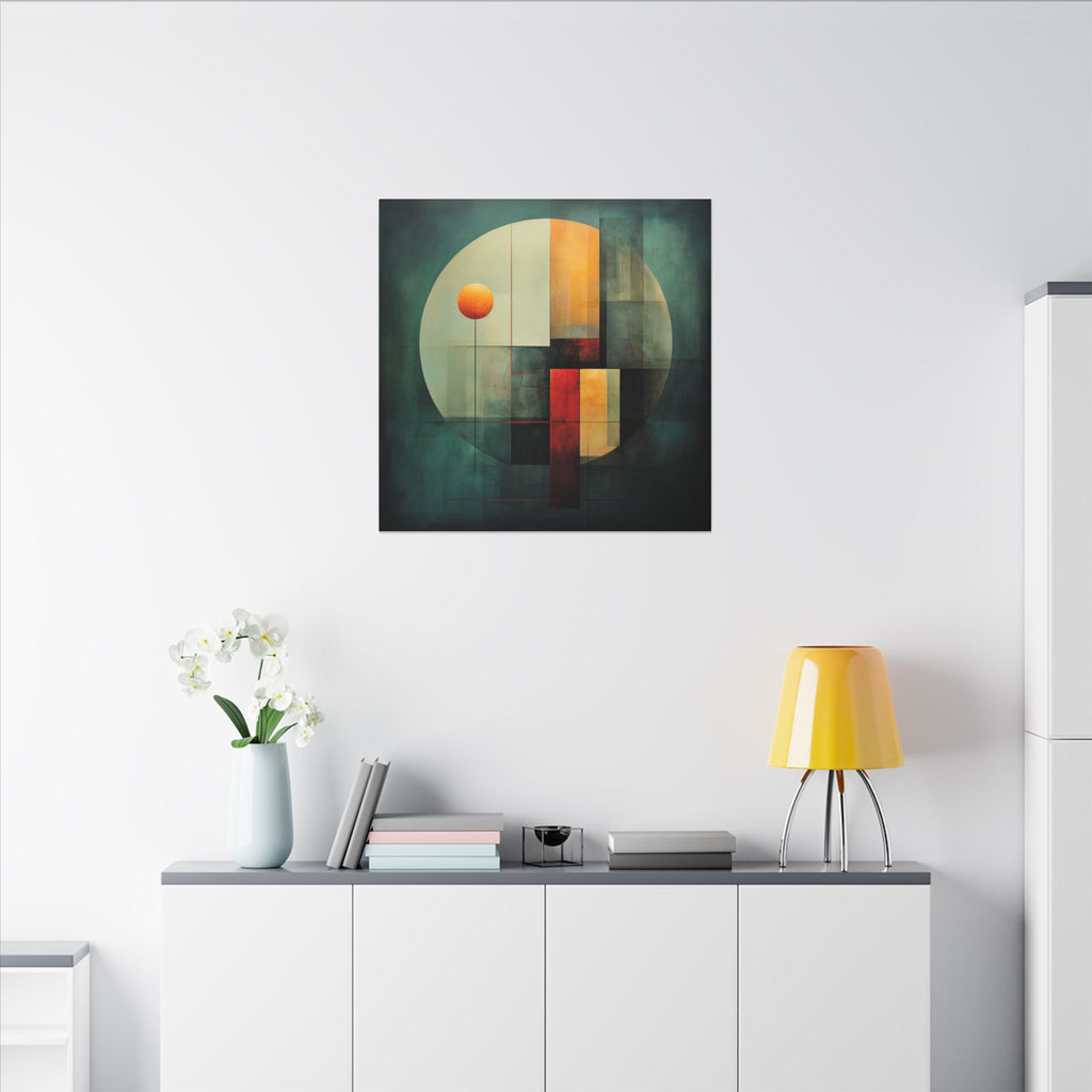 Still Point – Modern Geometric Abstract Canvas Print