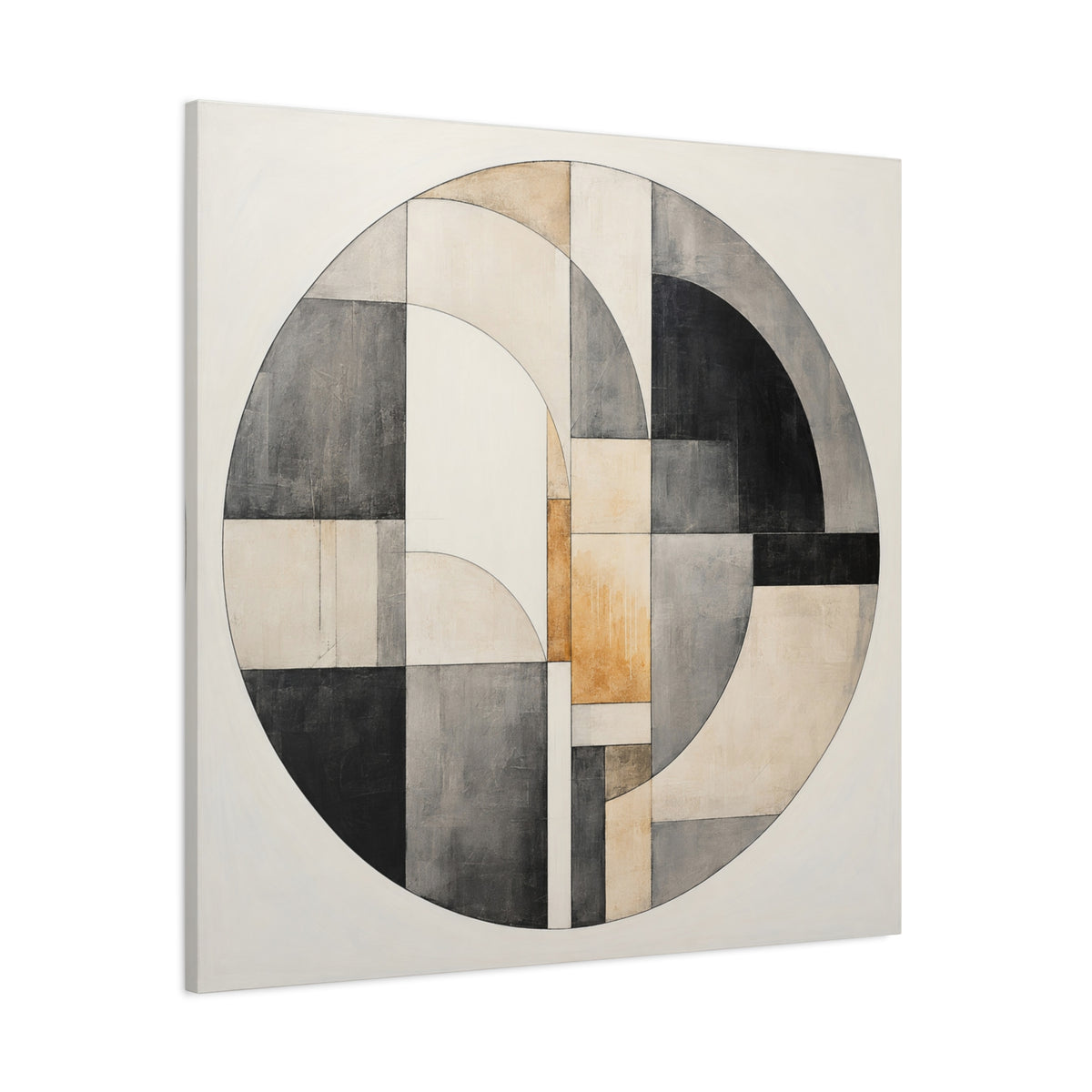 Arc of Balance — Minimalist Geometric Abstract Wall Art