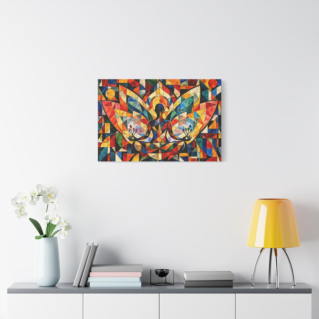 Stillness in Flight — Geometric Meditation Fine Art Print