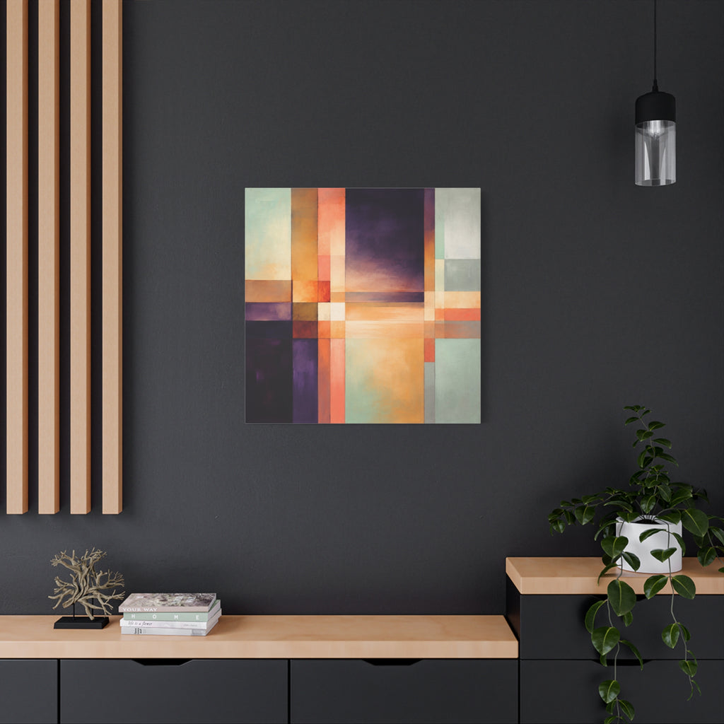 Between Light and Silence — Geometric Abstract Fine Art Print