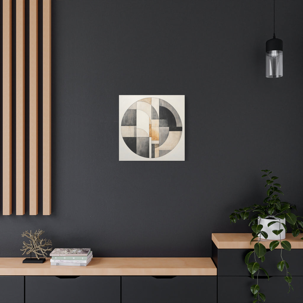 Arc of Balance — Minimalist Geometric Abstract Wall Art