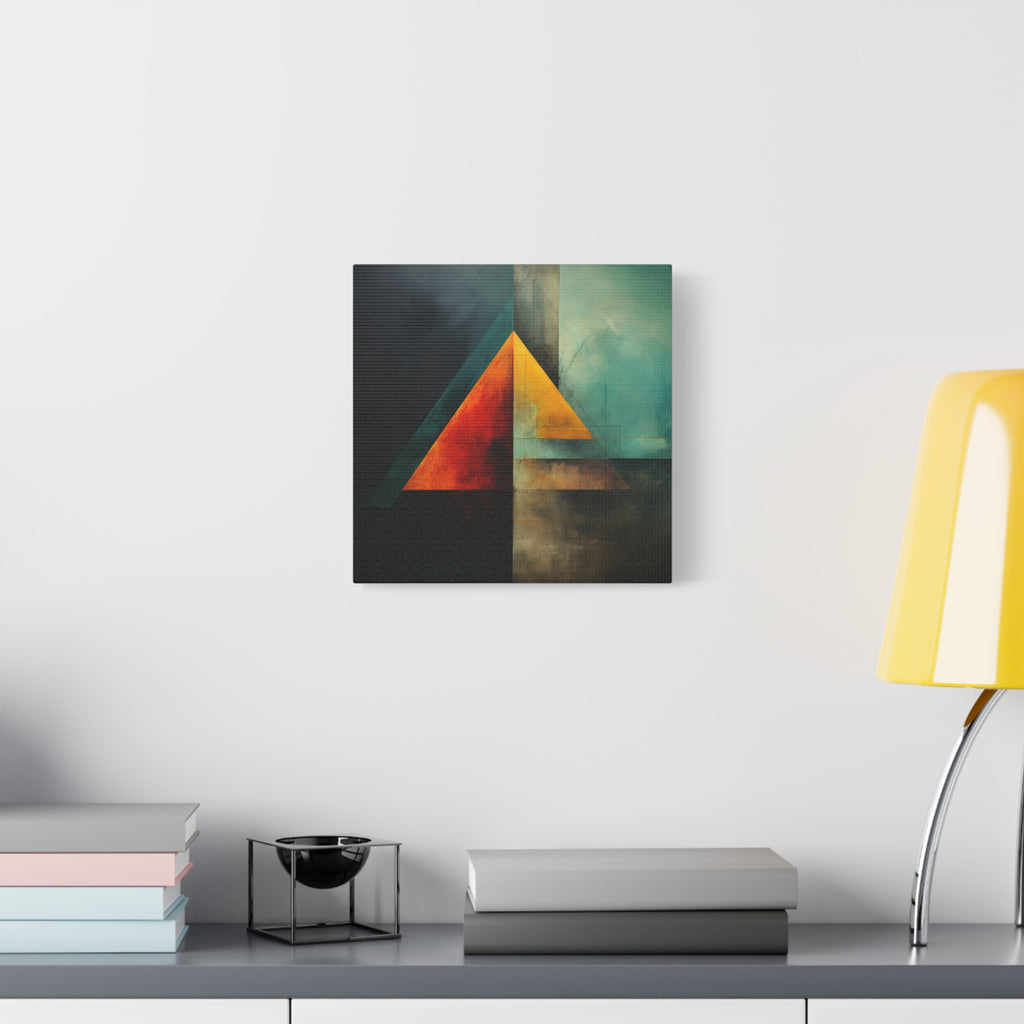 Point of Convergence — Modern Geometric Abstract Wall Art