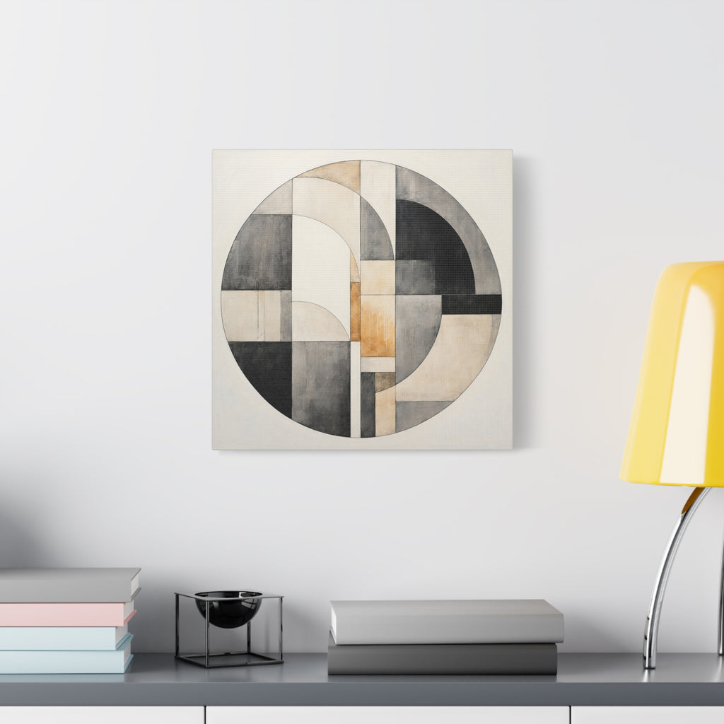 Arc of Balance — Minimalist Geometric Abstract Wall Art
