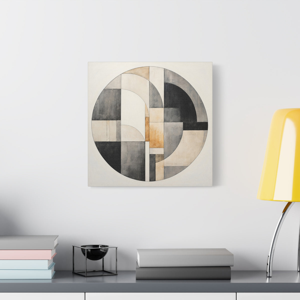 Arc of Balance — Minimalist Geometric Abstract Wall Art