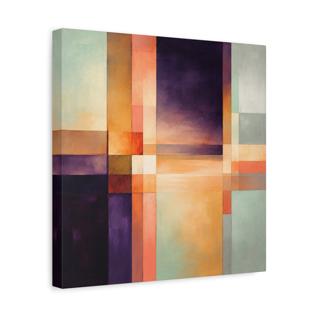 Between Light and Silence — Geometric Abstract Fine Art Print