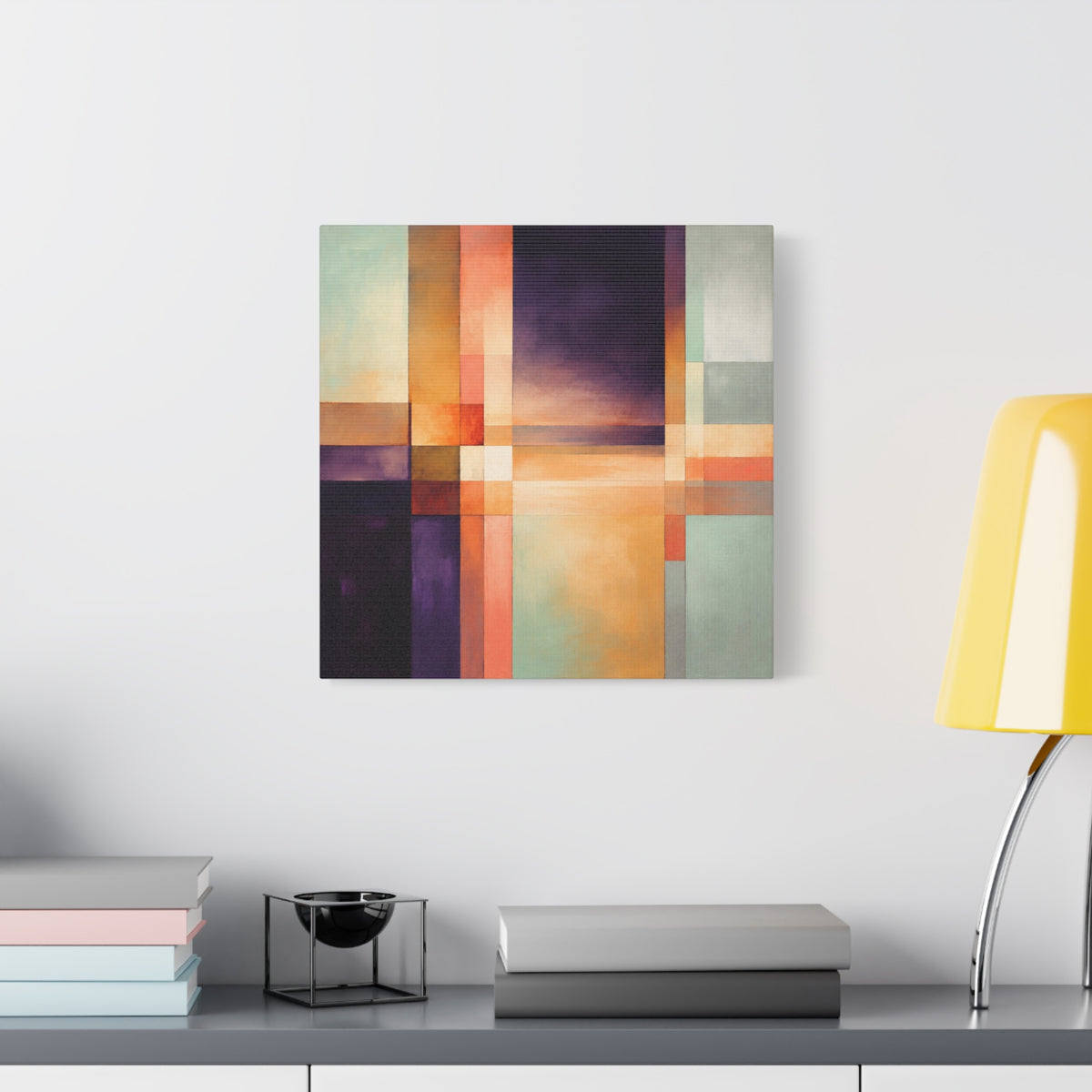 Between Light and Silence — Geometric Abstract Fine Art Print