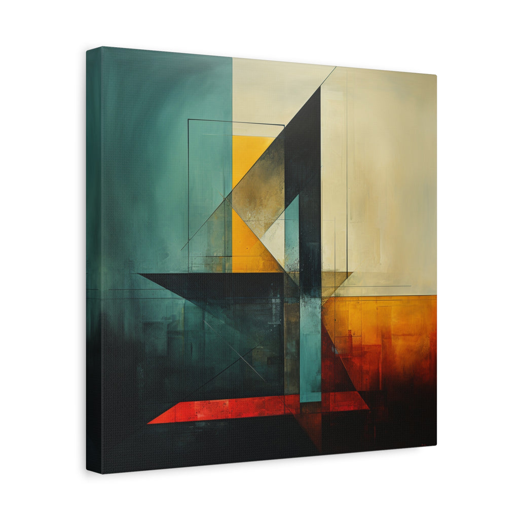Built From Contrast — Modern Geometric Abstract Wall Art