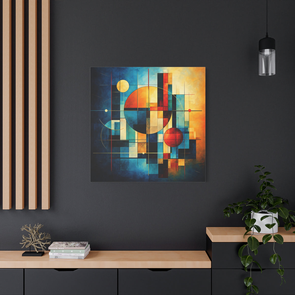 Urban Orbit — Modern Geometric Abstract Wall Art