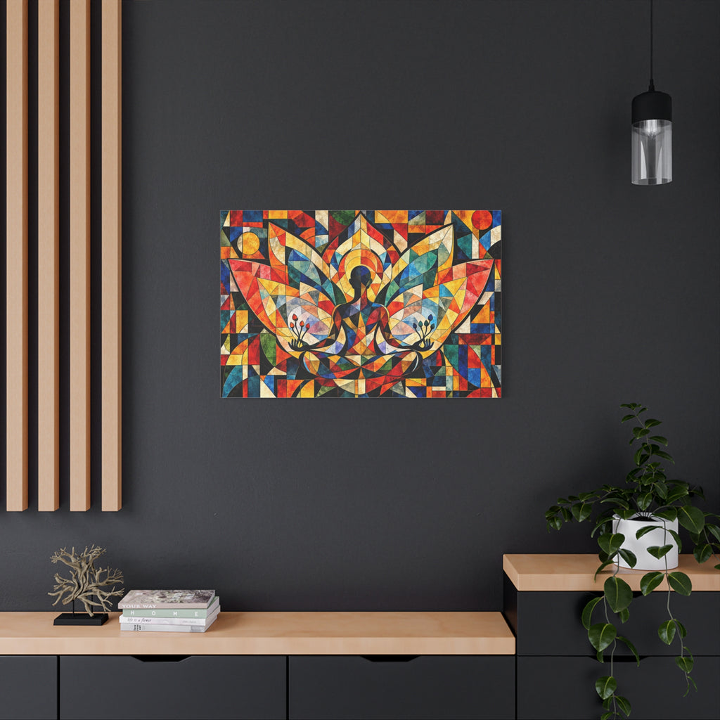 Stillness in Flight — Geometric Meditation Fine Art Print