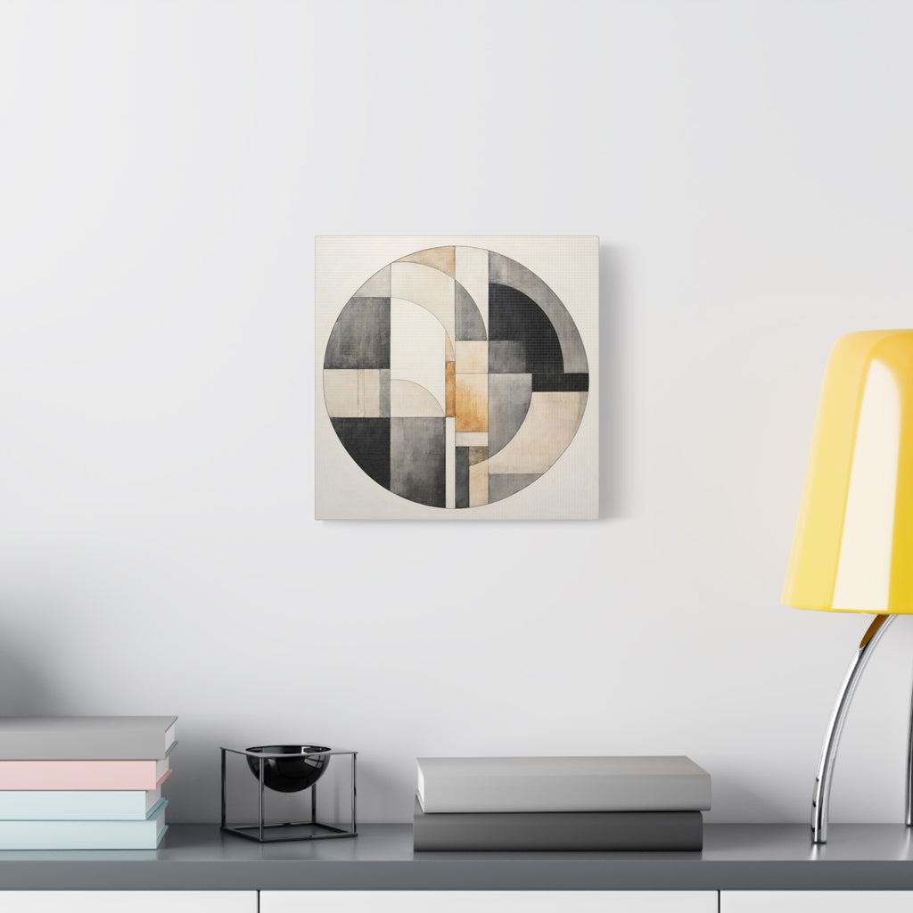 Arc of Balance — Minimalist Geometric Abstract Wall Art