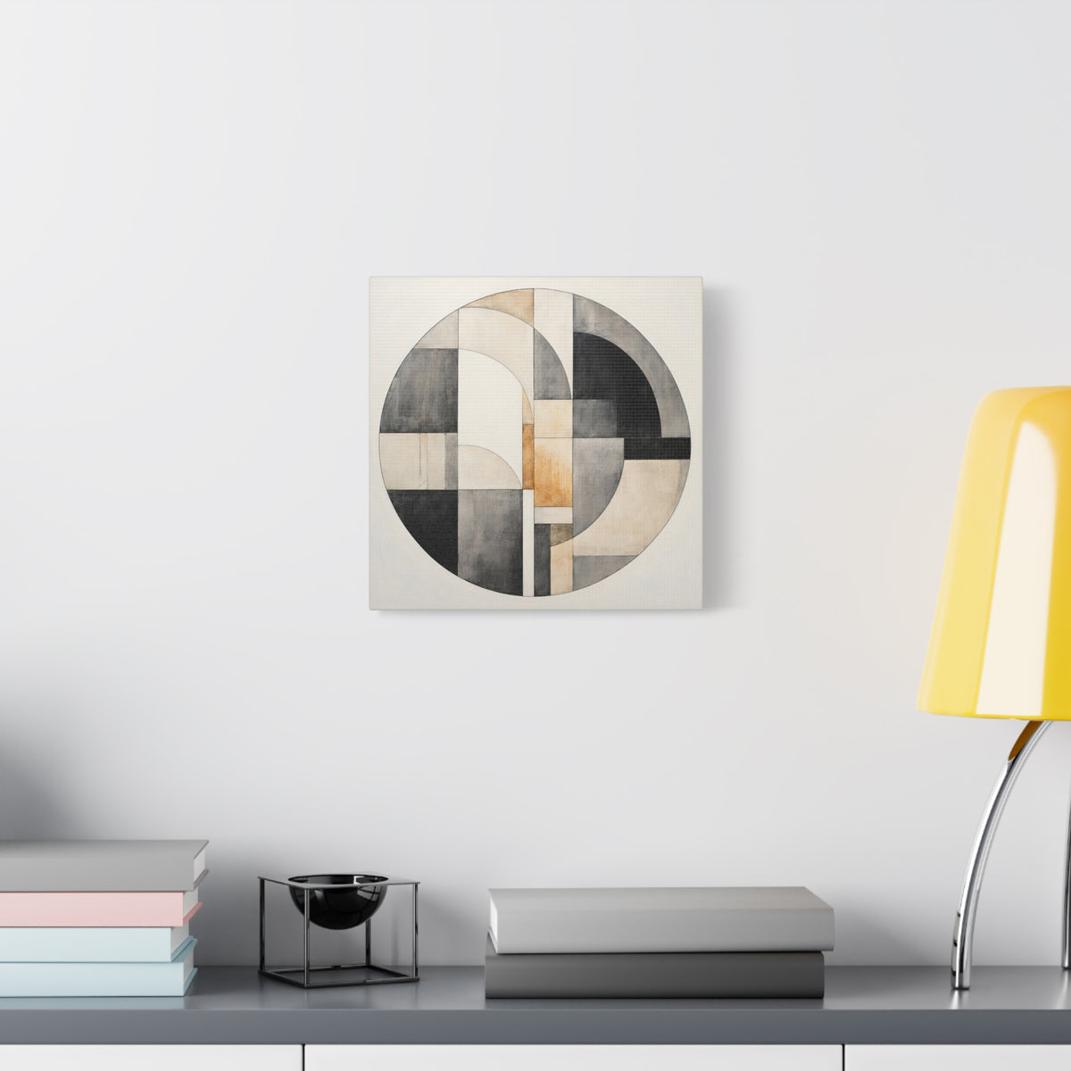 Arc of Balance — Minimalist Geometric Abstract Wall Art