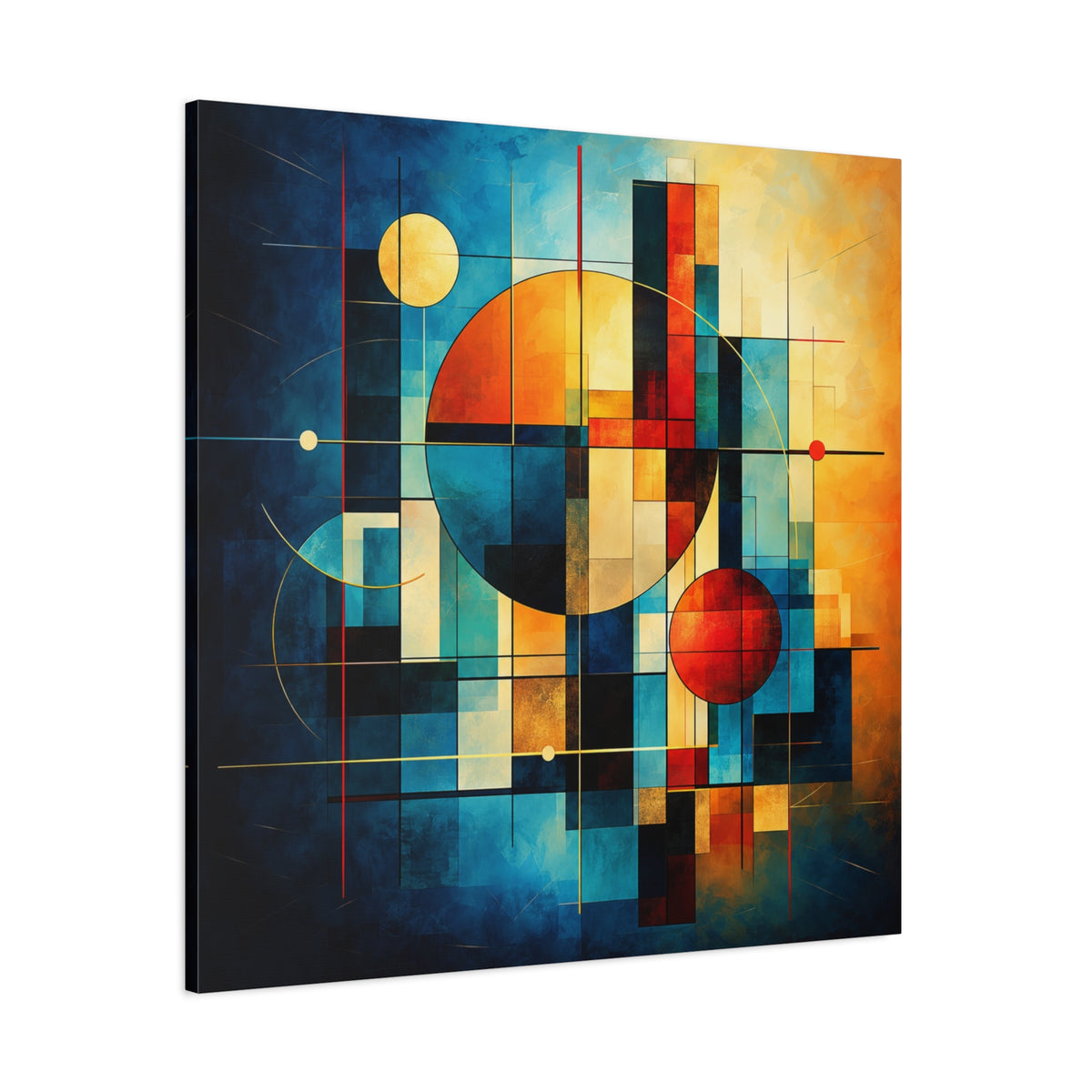 Urban Orbit — Modern Geometric Abstract Wall Art