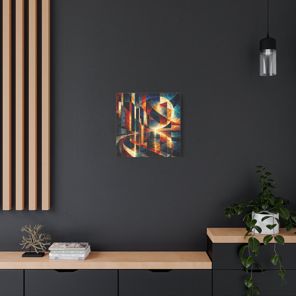 Solar Passage — Geometric Architectural Abstract Fine Art Print