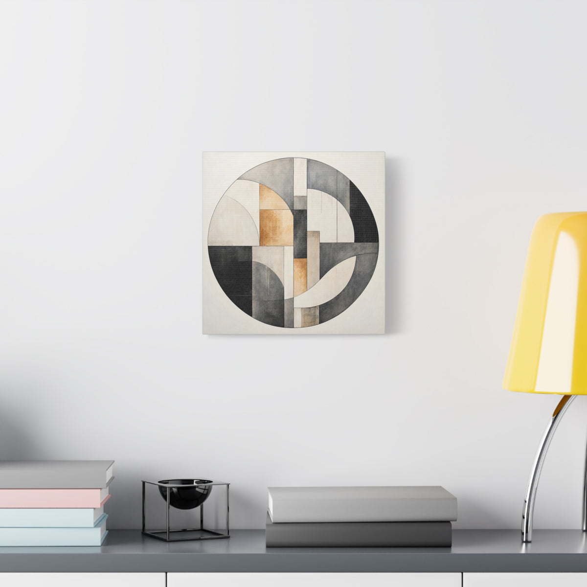 Quiet Architecture — Minimalist Geometric Abstract Wall Art