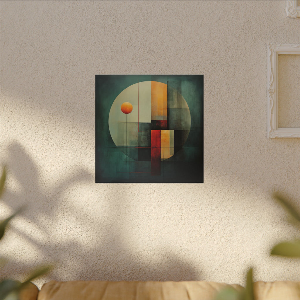 Still Point – Modern Geometric Abstract Canvas Print