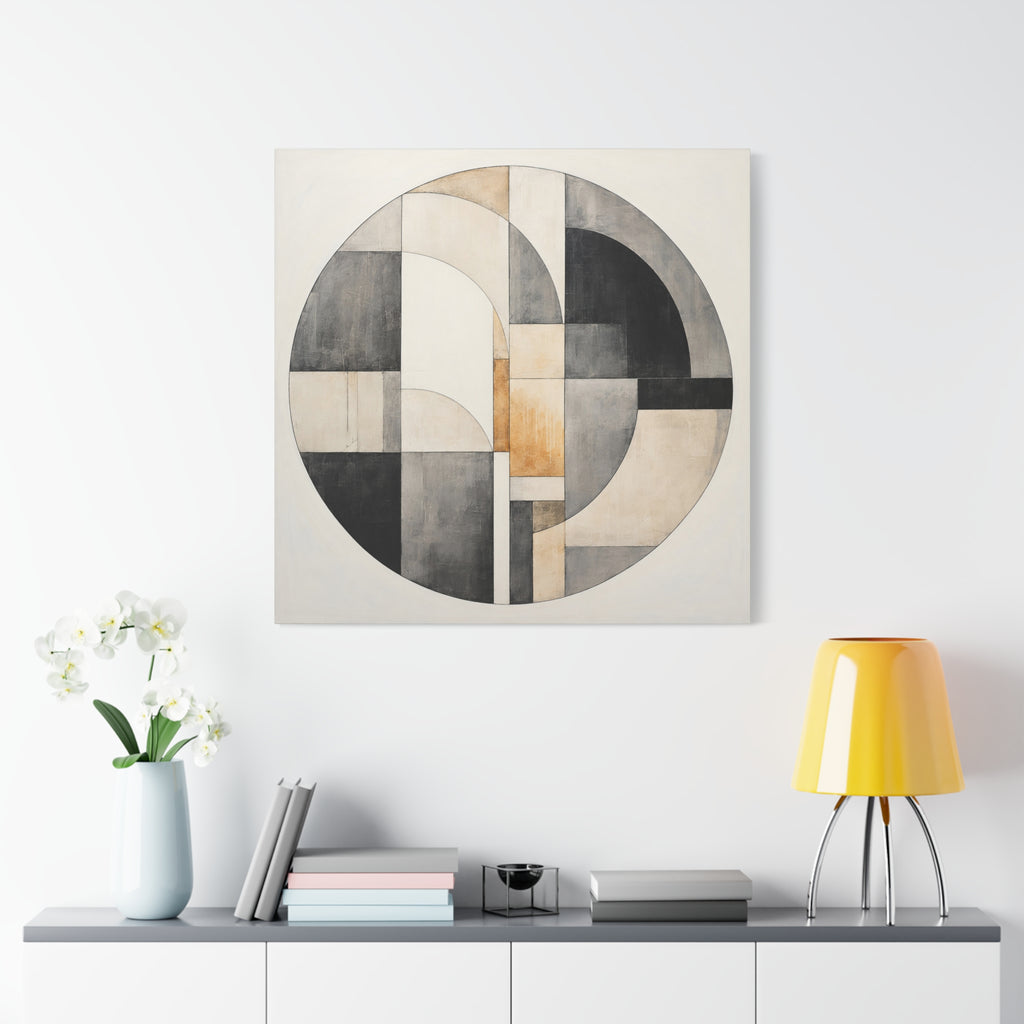 Arc of Balance — Minimalist Geometric Abstract Wall Art