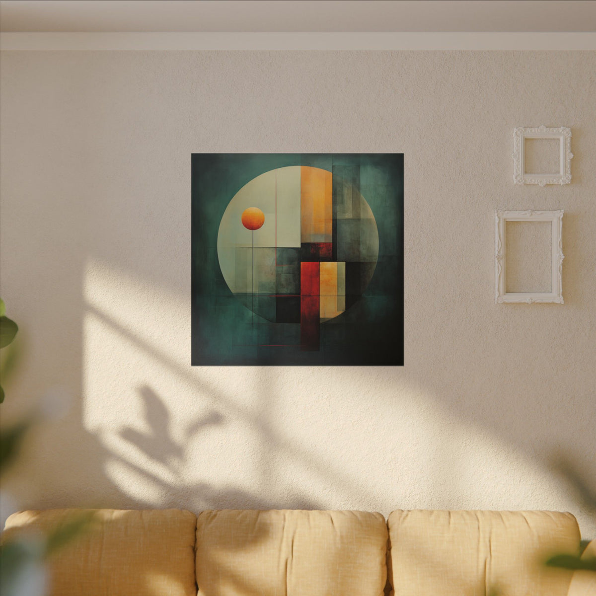 Still Point – Modern Geometric Abstract Canvas Print